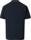 CASAMODA Polo Jersey Tipping Marinblå Product / Achterkant