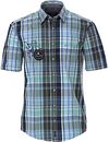 CASAMODA Short Sleeve Hemd Karos Blau 923885400-300