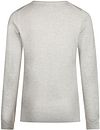 Steppin' Out Pull Femme Coton Cachemire Col V Gris Product / Achterkant