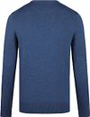 McGregor Pull Mix Laine Merino Mid Blauw Product / Achterkant