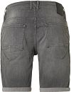 No Excess denimshorts med stretch i grå Product / Achterkant