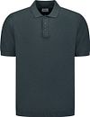No Excess Knitted Slub Poloshirt Dark Steel 31240263SN-124 kopen | Suitable