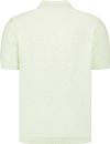 No Excess Knitted Slub Poloshirt Lichtgroen Product / Achterkant