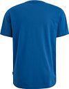 PME Legend Single Jersey T-Shirt Druck Blau Product / Achterkant
