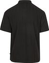 Scotch And Soda Knitted Polo Structured Zwart Product / Achterkant