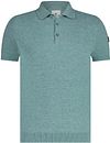 State Of Art Strikket Poloshirt Grøn 47114075-5455
