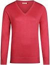 Steppin' Out Women Pullover Cotton Cashmere V-Neck Dark Pink order online | SW1201.0001-8002 | Suitable Greece