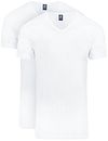 Suitable Vibambo T-shirt V-ringad Vit 2-pack 3120 V-Bamb Vibambo