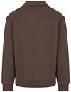 Supply & Co Sweat Polocollar Zip Aarav Brown