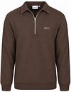 Supply & Co Sweat Polocollar Zip Aarav Brown order online | SCO26312AA07-2004 | Suitable Greece