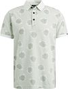 Vanguard Piqué Polo med print i lysegrøn VPSS2404862-7003