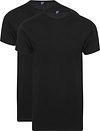 Alan Red Camiseta Negro 5672/2P/99 Derby Long T-shirt Black 2-pack