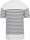Armor-Lux Etel T-Shirt Rayures Blanche Product / Achterkant