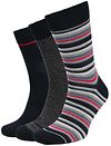 Suitable calcetines Azul 9896 20171 070-Bio Cotton 3P Navy/Grey