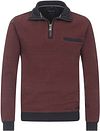 Casa Moda Half Zip Trui Bordeaux 413572800-490 kopen | Suitable