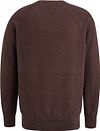 Cast Iron Pullover Heather Plated Braun Product / Achterkant
