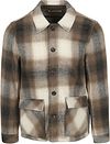 Dstrezzed Overshirt Plaid Marron 151012-811 commander en ligne | Suitable