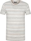 Køb Dstrezzed T-shirt Striber Lysegrå 202664 | Suitable