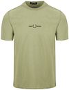 Fred Perry M4580 Brodert Oliven M4580-X88