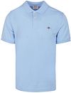 Gant Shield Piqué Poloshirt Lichtblauw 2210-468 kopen | Suitable