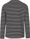KnowledgeCotton Apparel Longsleeve T-shirt Strepen Donkerblauw Product / Achterkant