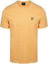 Lyle and Scott T-shirt Honeycomb Oranje kopen | Suitable
