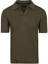 Marc O'Polo Poloshirt Riva Linen Blend Olijfgroen M23209153026-452 kopen | Suitable