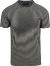 Køb Marc O'Polo T-shirt i Blåt Stribe i Linned 424232451502-F81 | Suitable