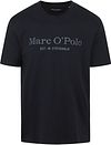 Marc O'Polo T-Shirt Logo Donkerblauw B21201251052-898 kopen | Suitable