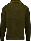 No Excess Half Zip Trui Chenille Olive Product / Achterkant