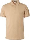 No Excess Polo i beige linned 19390205SN-015