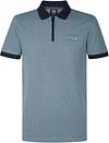 Petrol Half Zip Polo Keyline Ocean Blauw M-1050-POL907-5188 kopen | Suitable