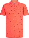 Petrol Polo Shirt Palmen Orange M-1030-POL956-3099 kaufen | Suitable