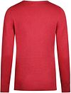 Steppin' Out Women Pullover Cotton Cashmere V-Neck Dark Pink Product / Achterkant