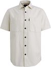 PME Legend Skjorta Kortärmad Dobby Off White PSIS2503236-7013