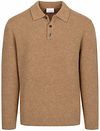 Profuomo Longsleeve Polo shirt Boiled Wool Camel order online | PPXJ30041C-G | Suitable Liechtenstein