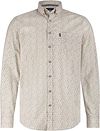 State of Art Shirt Poplin Print Beige 21425256-8411 kopen | Suitable