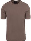 Suitable T-shirt Taupe RSP-24JIM-TA