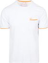 Sun68 Piqué T-Shirt Fluo Stripe Wit T35124-01 kopen | Suitable