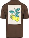 Supply & Co T-skjorte Backprint Brun Product / Achterkant