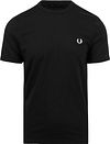 Fred Perry T-shirt Nero M3519-102