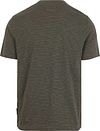 T-Shirt Marc O'Polo Slub a righe verde scuro Product / Achterkant