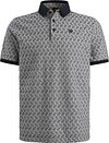 Vanguard Knitted Polo Shirt Jacquard Print Navy order online | Suitable