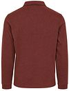 CASAMODA Longsleeve Polo Structure Brique