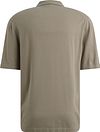Cast Iron Knitted Riva Polo Shirt Taupe Product / Achterkant