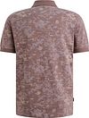 Koszulka polo PME Legend Slub Jersey Moonscape w kolorze fioletowym Product / Achterkant
