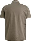 Koszulka polo Vanguard z bawełnianego jerseyu w paski w kolorze taupe Product / Achterkant