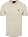Køb Lyle and Scott T-shirt Ecru Meleret TS2239V-X834 | Suitable