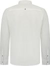 No Excess Camisa Mezcla De Lino White Product / Achterkant