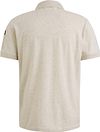PME Legend Halvzip Polo Piquet Interlock i Ecru Product / Achterkant